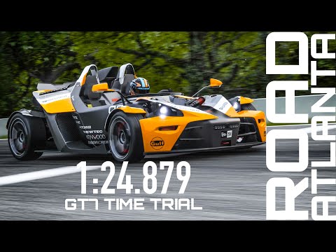 GT7 | Time Trial @ Road Atlanta | KTM X-BOW R | 1:24.879 | Gold Time