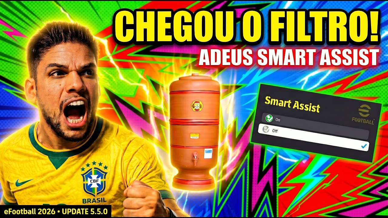 TESTANDO O NOVO FILTRO ANTI SMART ASSIST NO EFOOTBALL 2026! ACABOU A MAMATA?