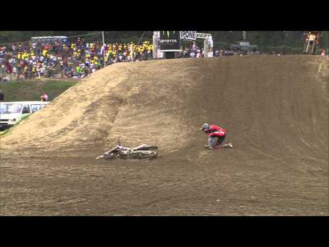 Nicholas Lapucci crash MXGP of Lombardia 2015