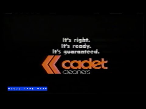 Cadet Cleaners Commercial - 1985