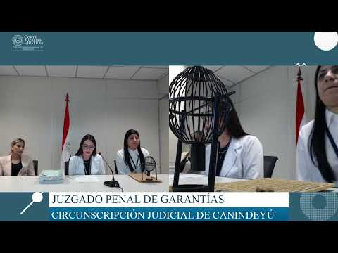 20/07/2026 - Sorteo de expedientes judiciales del Juzgado de Garantías Nº 04 de Saltos del Guairá