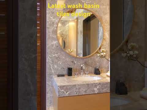 Trendy Wash Basin Tile Designs