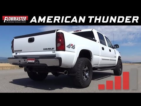 2001-04 GM Silverado/Sierra 6.0L, 8.1L - American Thunder Cat-back Exhaust 817328
