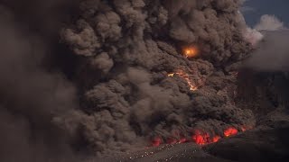 Pyroklastische Ströme am Sinabung