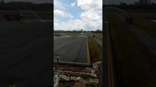 preview picture of video 'Pendaratan pertama namair di bandara gusti sjamsir alam'