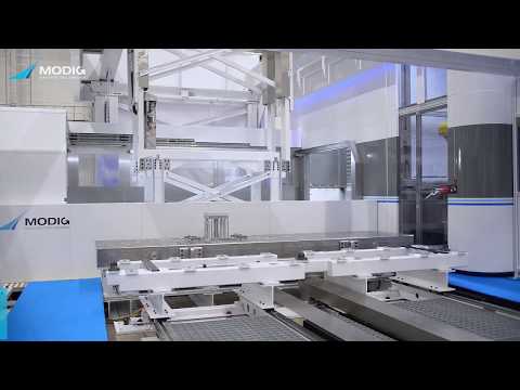 RigiMill Moving Table (MT) with automatic pallet system, pallet mover  [Vertical Machining Center]