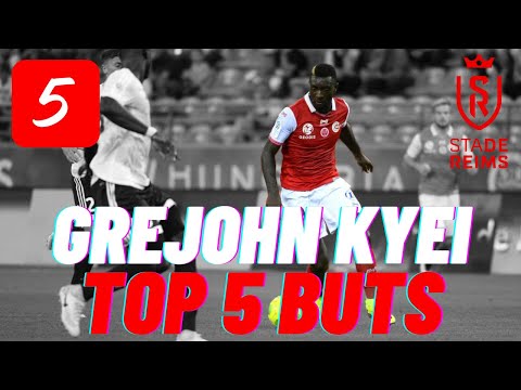 Grejohn KYEI, TOP 5 Buts avec Reims