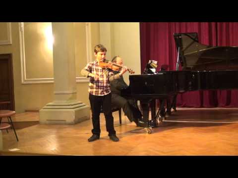 Mozart-Concerto No.3  Ilias Nachmias(violin)-Giannis Karagiannis(piano) Prof. Irina Dragneva