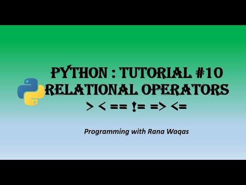 10 Python Operators Relational Operators Learn Python For Data Science