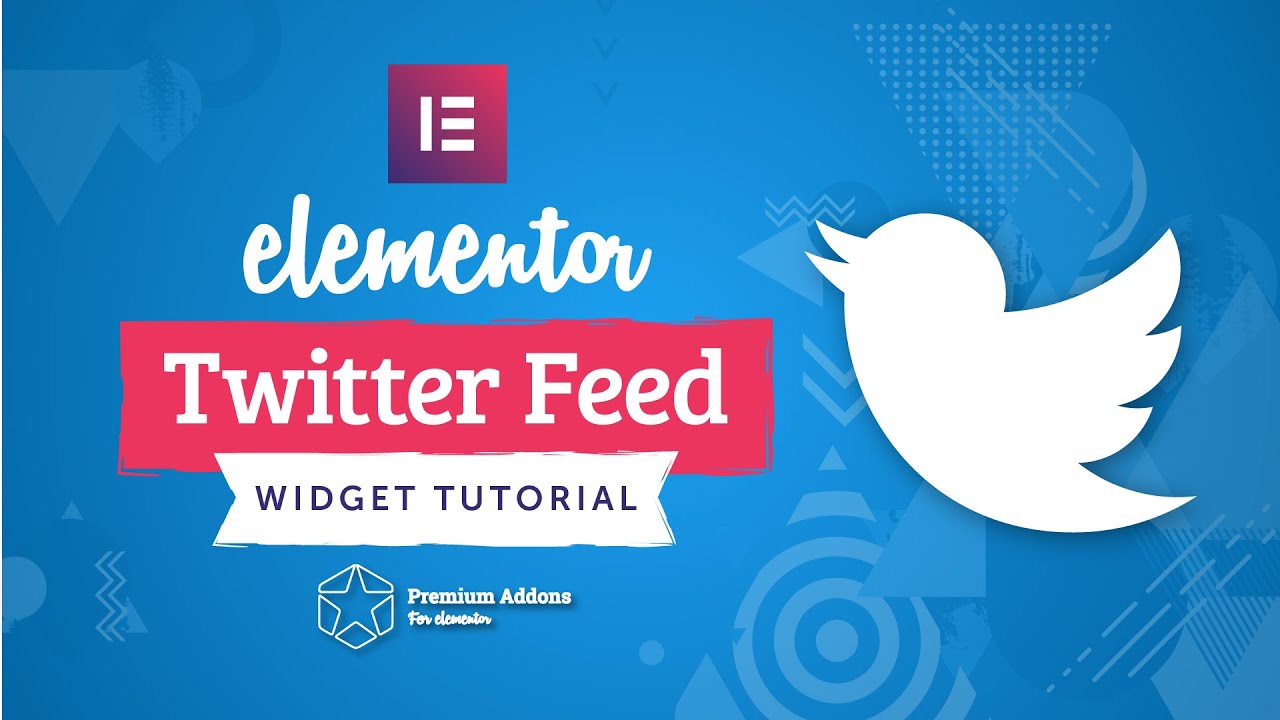 Elementor Twitter Feed Widget Tutorial