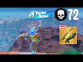 72 Elimination Solo vs Squads Wins (Fortnite Chapter 5 Season 2 Gameplay Ps4 Controller)