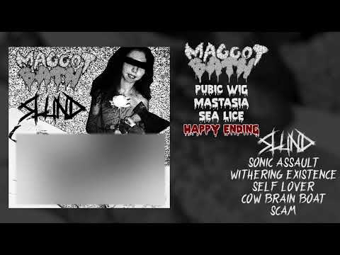 Maggot Bath / Slund - split CD FULL ALBUM (2018 - Sludge / Grindcore)