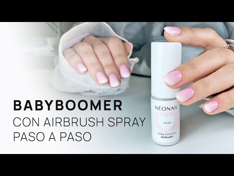 Uñas Babyboomer con Espray Airbrush de Neonail 💅🎨