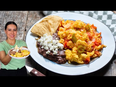 Huevos Esponjosos a la MEXICANA | mi Desayuno Favorito 🤩