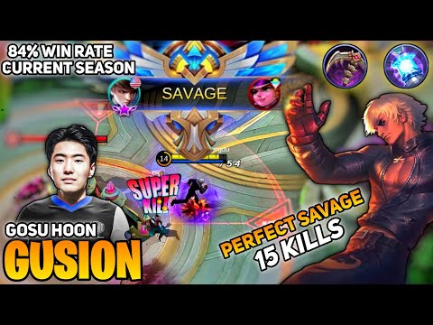 Perfect SAVAGE ! Gusion Smooth Combo [ Former Top 1 Global Gusion ] By Gosu Hoon - Mobile Legends