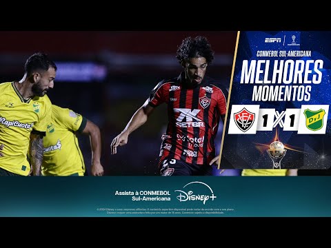 Gols e lances de Vitória x Defensa y Justicia