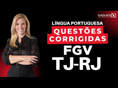 Aula GRATUITA do curso de Português para o concurso TJ-RJ/FGV – CORREÇÃO DE EXERCÍCIOS