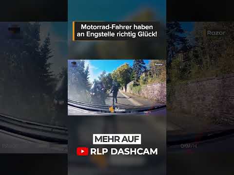 Hui, da sind sie beide fast geflogen! 😦🫠 | RLP Dashcam | #shorts