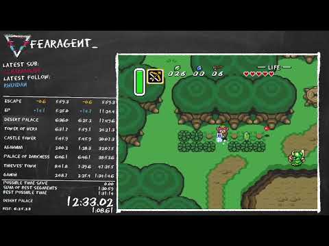 Current A Link to the Past No Major Glitches Any % Personal Best