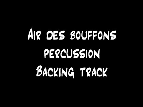 Air des bouffons - Percussion backing track 97 Bpm