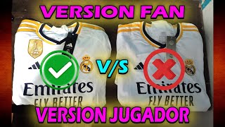 ✅CAMISETAS VERSIÓN FAN VS JUGADOR *REAL MADRID 2024*