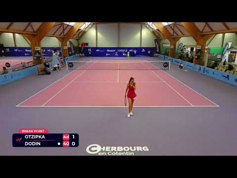 Jana Otzipka [Q] (BEL) vs Oceane Dodin [8] (FRA) // 6-3 3-6 3-6 // W50 Cherbourg-en-Cotentin // R2