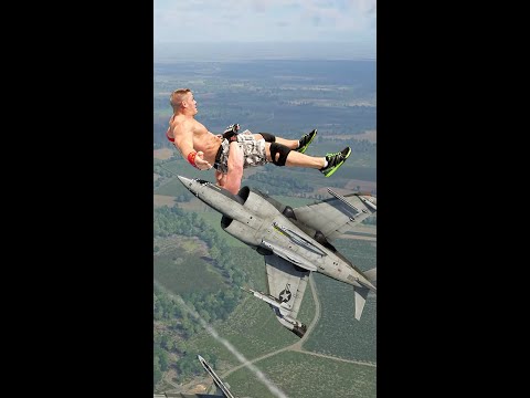 1v1 F-14 Tomcat Vs Harrier BACKFLIP KILL! #shorts #warthunder #dogfight