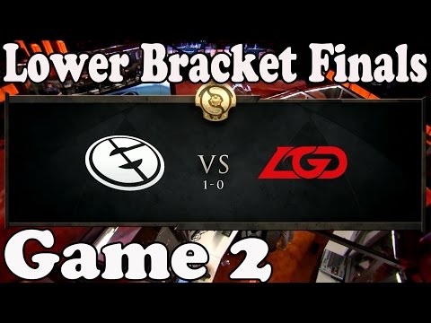 Dota 2 - Finals Lower Bracket Evil Geniuses vs LGD Gaming Game 2 - Highlights - #TI5