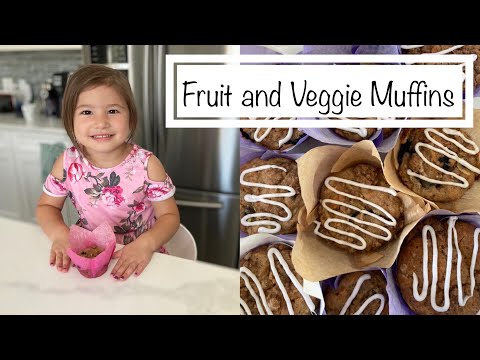 3 Year Old Makes Zucchini, Banana and Blueberry Muffins with Sugar Crumble | Ari Attempts Ep. 20