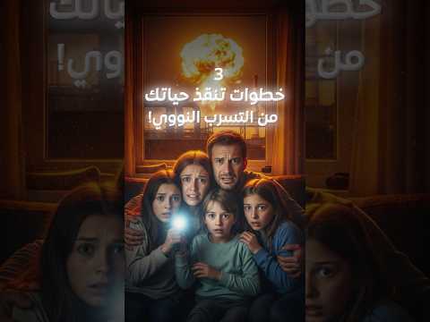 ‫3 خطوات تنقذ حياتك من التسرب النووي! #shorts #حرب_إيران #النووي_الإيراني