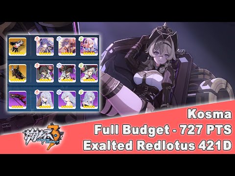 Honkai Impact 3 SEA - [Full Budget Gear] Exalted Redlotus 421D - Kosma