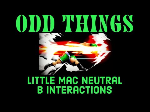 Odd Things Little Mac Can Armor Through With Neutral B