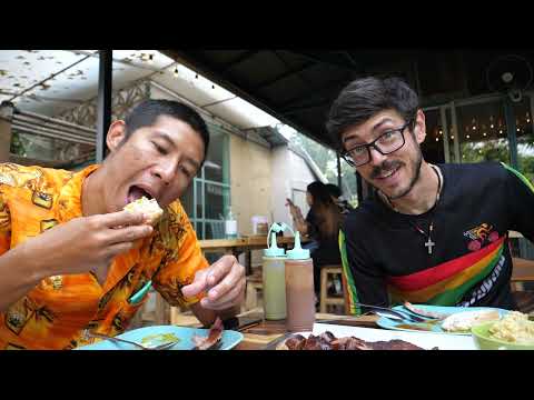 TEXAS-Style Backyard BBQ... in THAILAND?! Giant Beef RIBS + USA Cookout for Bank's Birthday