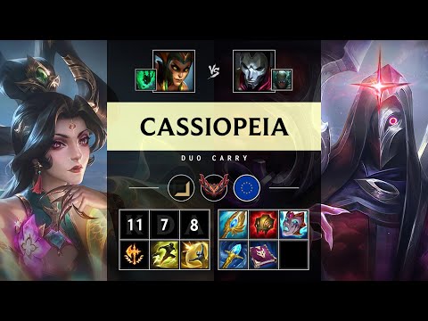 Cassiopeia Carry vs Jhin - EUW Grandmaster Patch 25.16