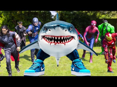 Superheroes VS Brainrot - Squid Game!