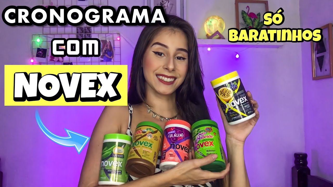CRONOGRAMA CAPILAR COM NOVEX - Só baratinhos