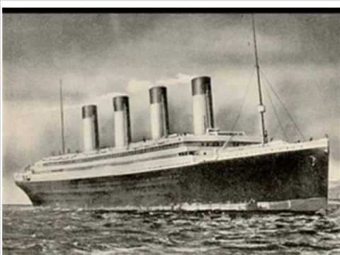 Titanic (fotos do navio desde o porto ao naufrágio) com a musica My heart will go on