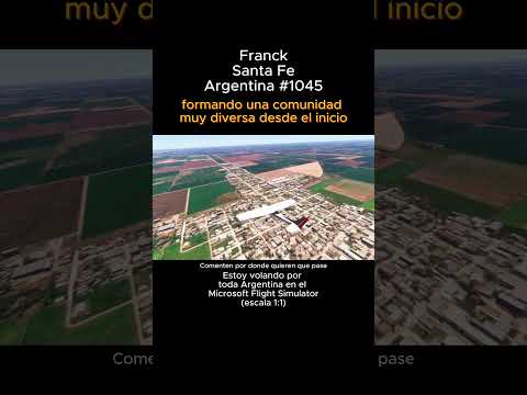 Franck, Santa Fe desde el Microsoft Flight Simulator #franck #santafe #msfs #argentina