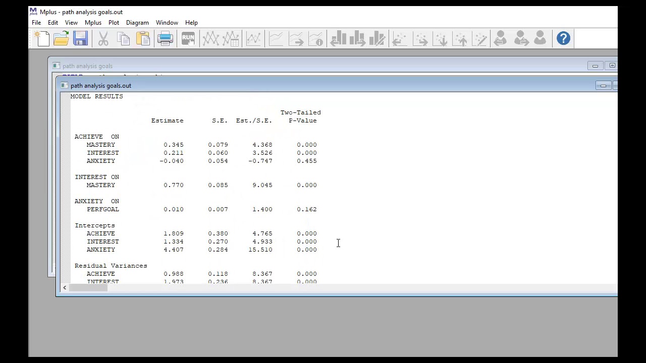 Conducting path analysis with MPLUS (example using .sav and .csv files)