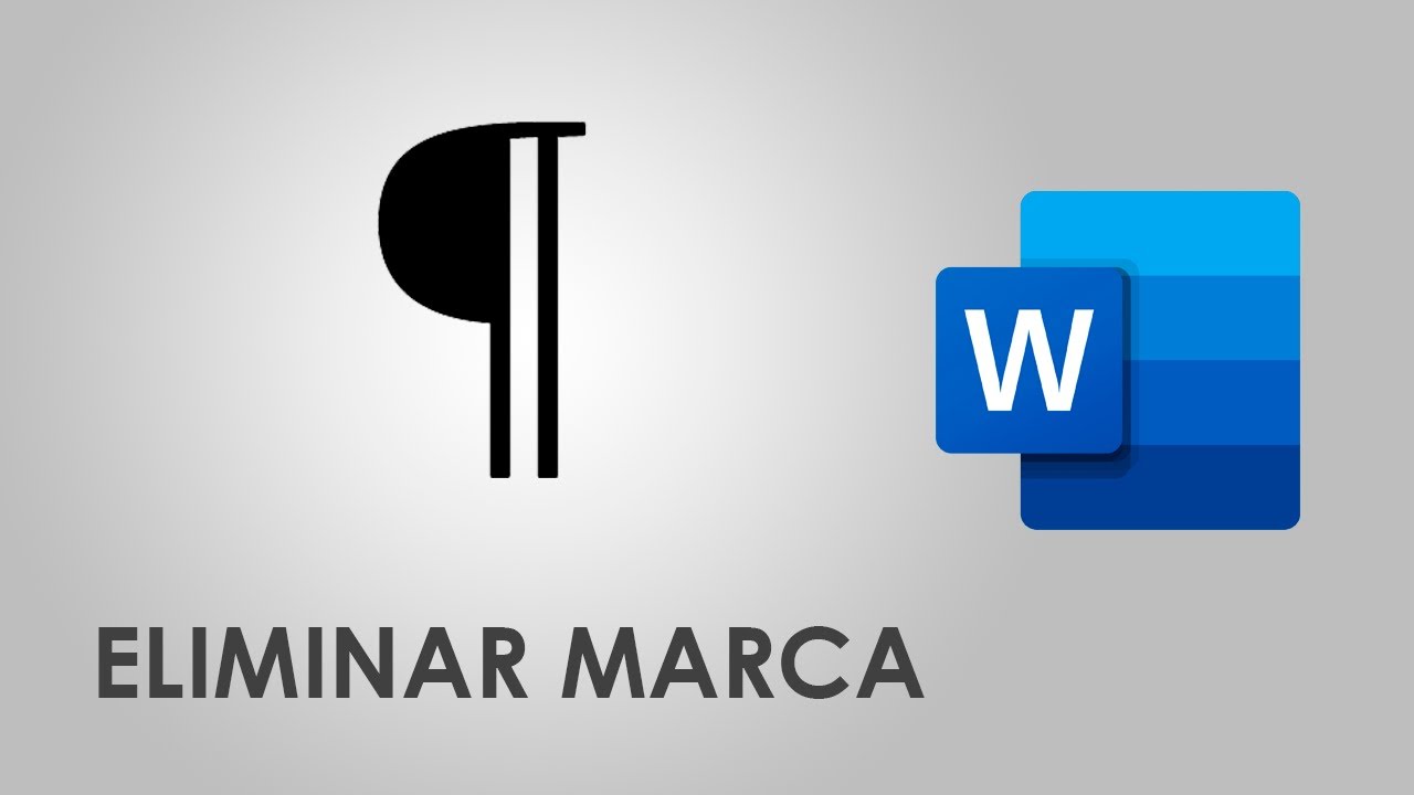 Cómo quitar las MARCAS de PÁRRAFO en Word
