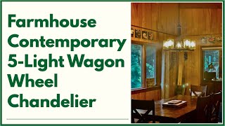 Upgrading the Dining Room Chandelier at Our Cabin in Souther