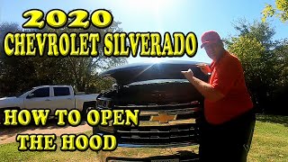 2020 Chevrolet Silverado How to Open the Hood