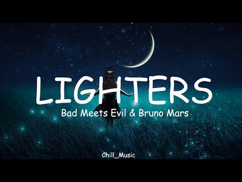 Lighters- Bad Meets Evil Ft. Bruno Mars (Lyrics) (Loop Video)