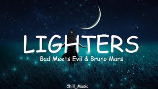 Lighters- Bad Meets Evil Ft. Bruno Mars (Lyrics) (Loop Video)