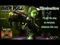 Overkill - Elimination (lyrics on screen)