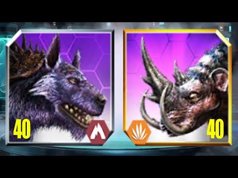ALL CENOZOIC HYBRIDS - Jurassic World The Game
