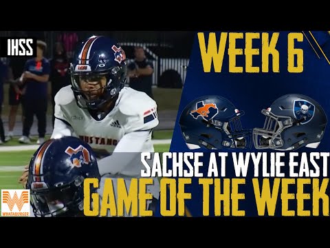 Epic Showdown: SACKS He vs. Wylie East High School Football Highlights