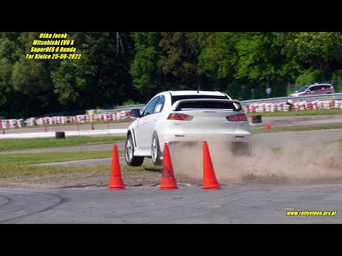Ośka Jacek - Mitsubishi EVO X - SuperOES 6 Runda Tor Kielce 25-06-2022