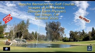 Rancho Bernardo Inn Golf Course | October 2025 | San Diego, Ca | San Diego County Golf Course