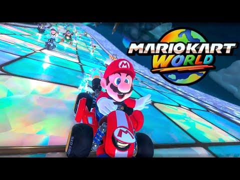 Mario Kart World - New Rainbow Road (Full Race 4K) | Grand Prix Mode